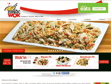 Tablet Screenshot of magicwok.com